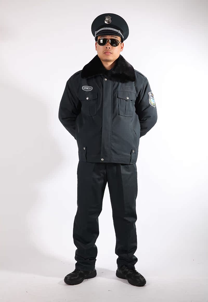 保安棉服2011式保安冬执勤服套装夹克棉袄物业小区保安服套装