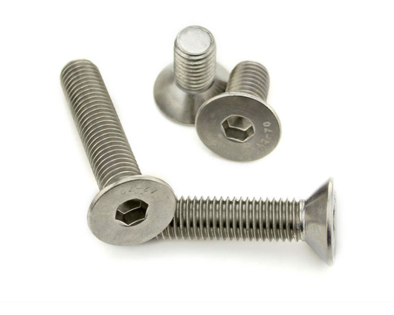 304不锈钢沉头内六角螺丝 m10*90(十只装) 型号 04 类别 圆形螺栓