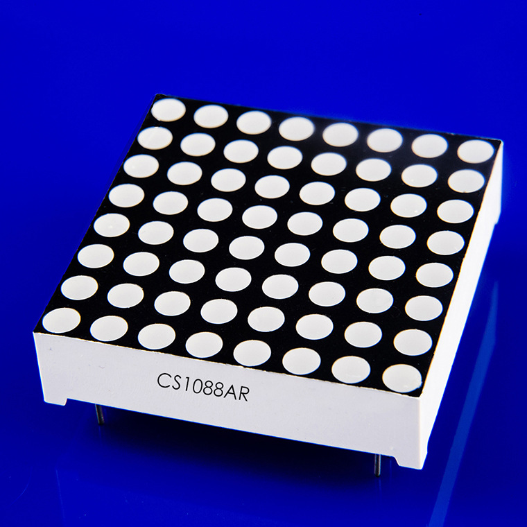 led数码管点阵厂点阵1088红色共阴极8*8f3.0点阵股票显示板32*32