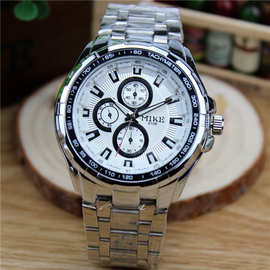 速卖通货源米可手表mike8106运动防水钢带男表石英手表男士