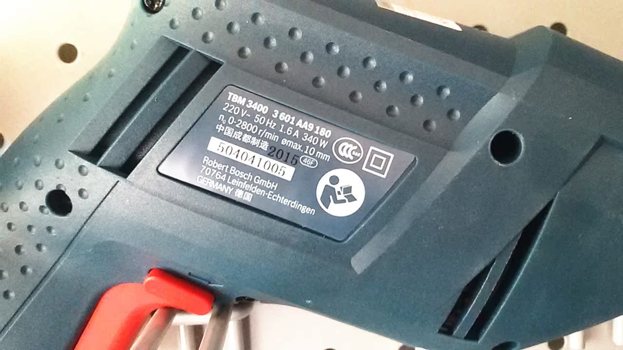 博世tbm3400升级款gbm340 手电钻家用多功能电钻220v博士手枪钻