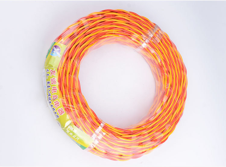 批发电线透明花线2*32防水防冻双绞线2*32平方电线家用护套线