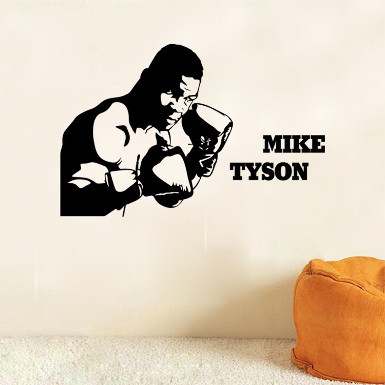 aw9319环保新款运动人物墙贴泰森 男