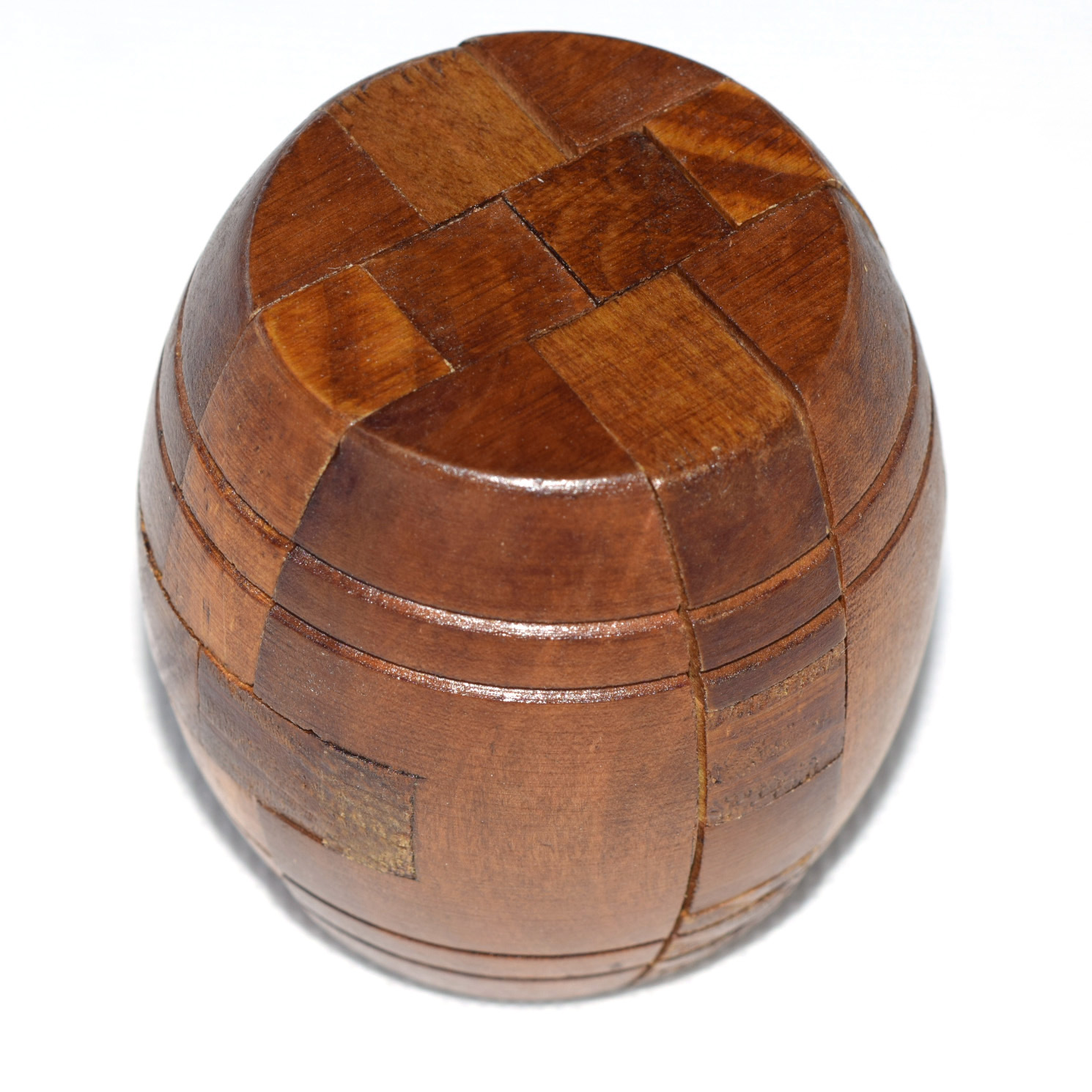 咖啡色酒桶木制孔明锁挑战智力儿童动手动脑趣味益智玩具淘宝热卖