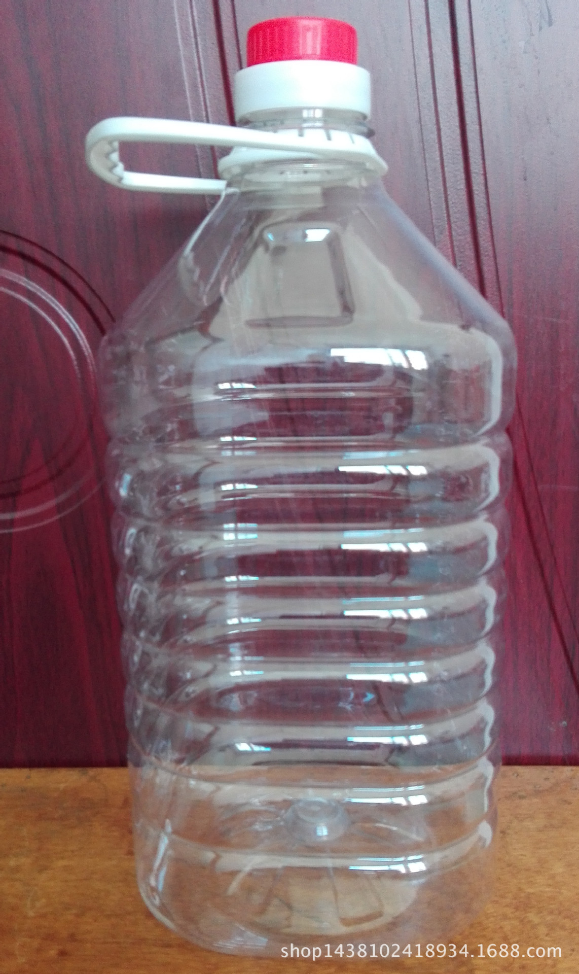 【厂家现货】10斤加厚油壶,酒壶,油桶,pet透明塑料瓶,5l