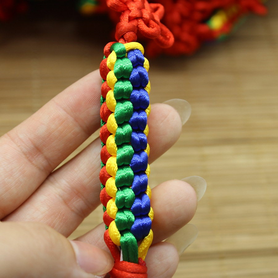 藏式佛教用品 五彩金刚结 小菠萝结 小玉米结 汽车挂件 包挂批发