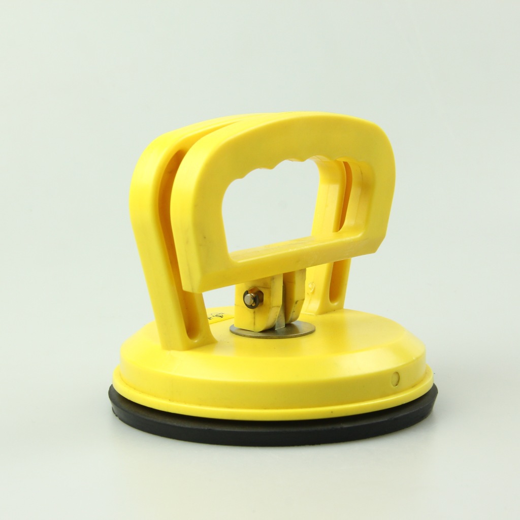 厂家直销红蓝黄三色塑料单爪普通吸盘 圆形