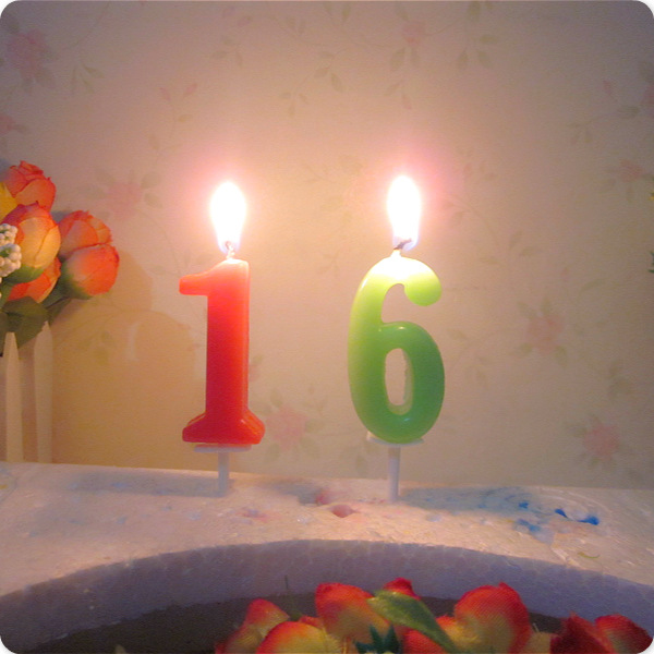 单个包邮 生日数字蛋糕蜡烛 创意无烟 数字蜡烛儿童字母 金色蜡烛