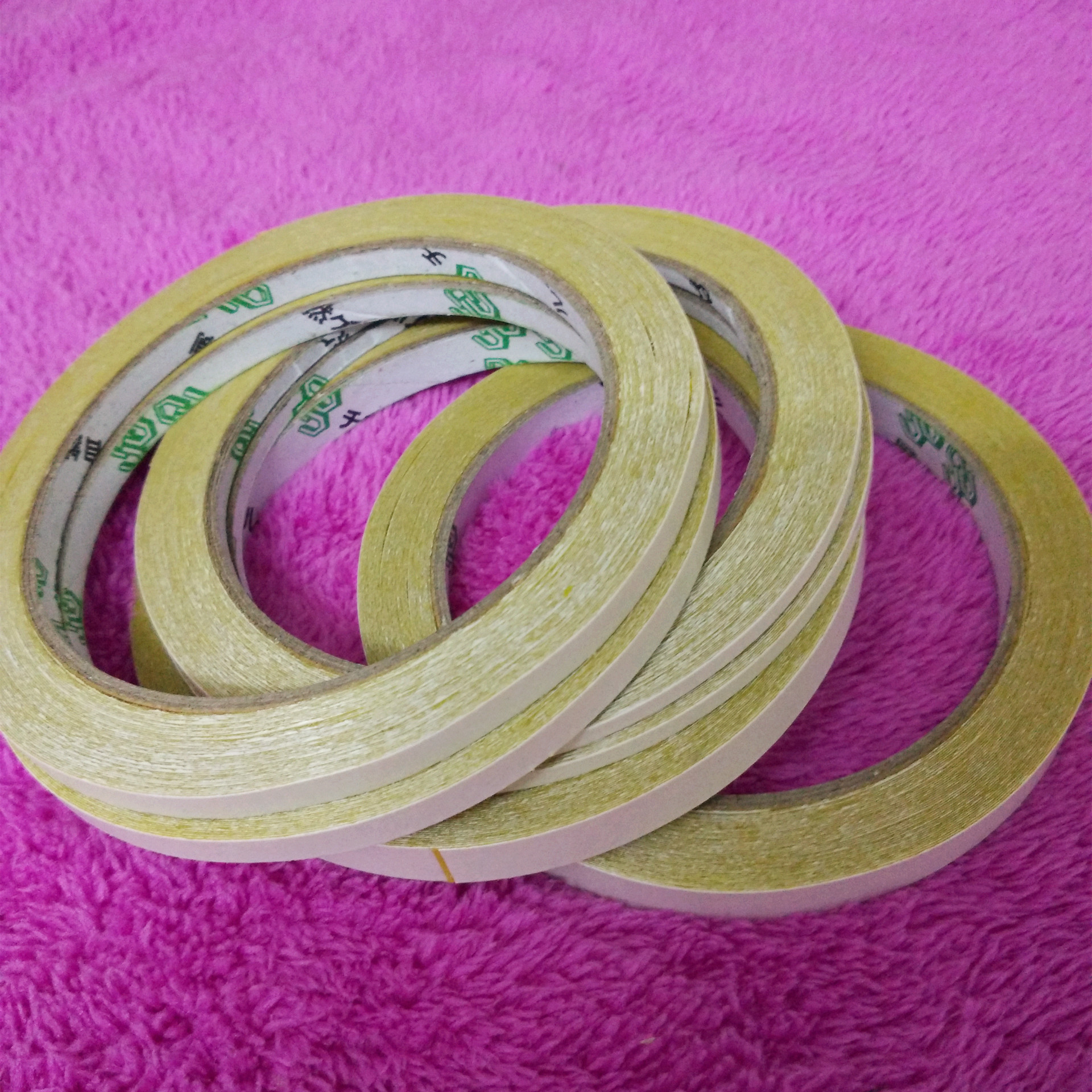 绣花胶厂家定做批发 绣花双面胶带 高粘150u双面黄胶厂家低价供应