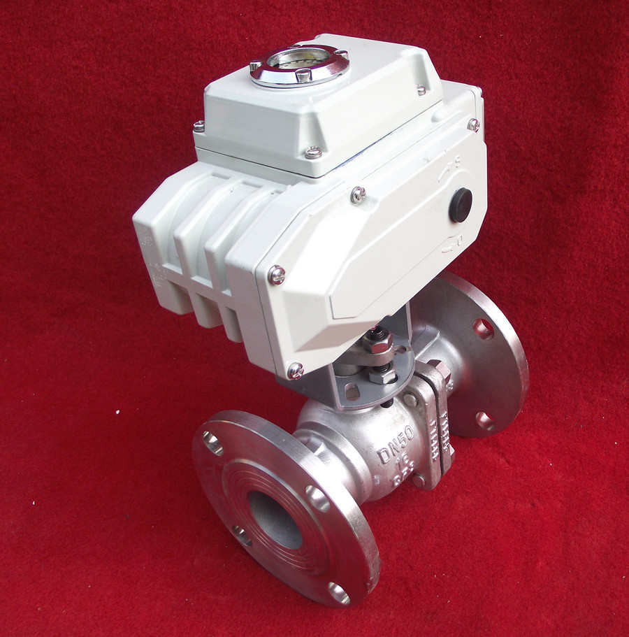 电动不锈钢304智能调节开关法兰球阀阀门 q941f-16p