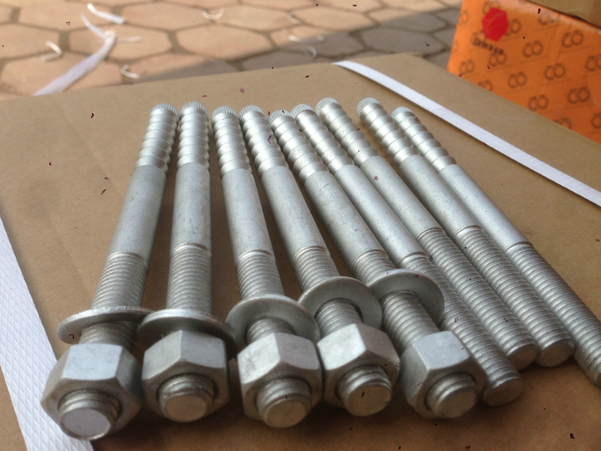 玻璃幕墙专用m12*160 特殊倒锥定型化学锚栓 热渗防腐 耐高温