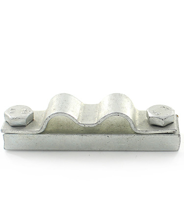 工厂定制批发双联式骑马管卡碳钢钢制管夹铁皮管卡 铁管夹