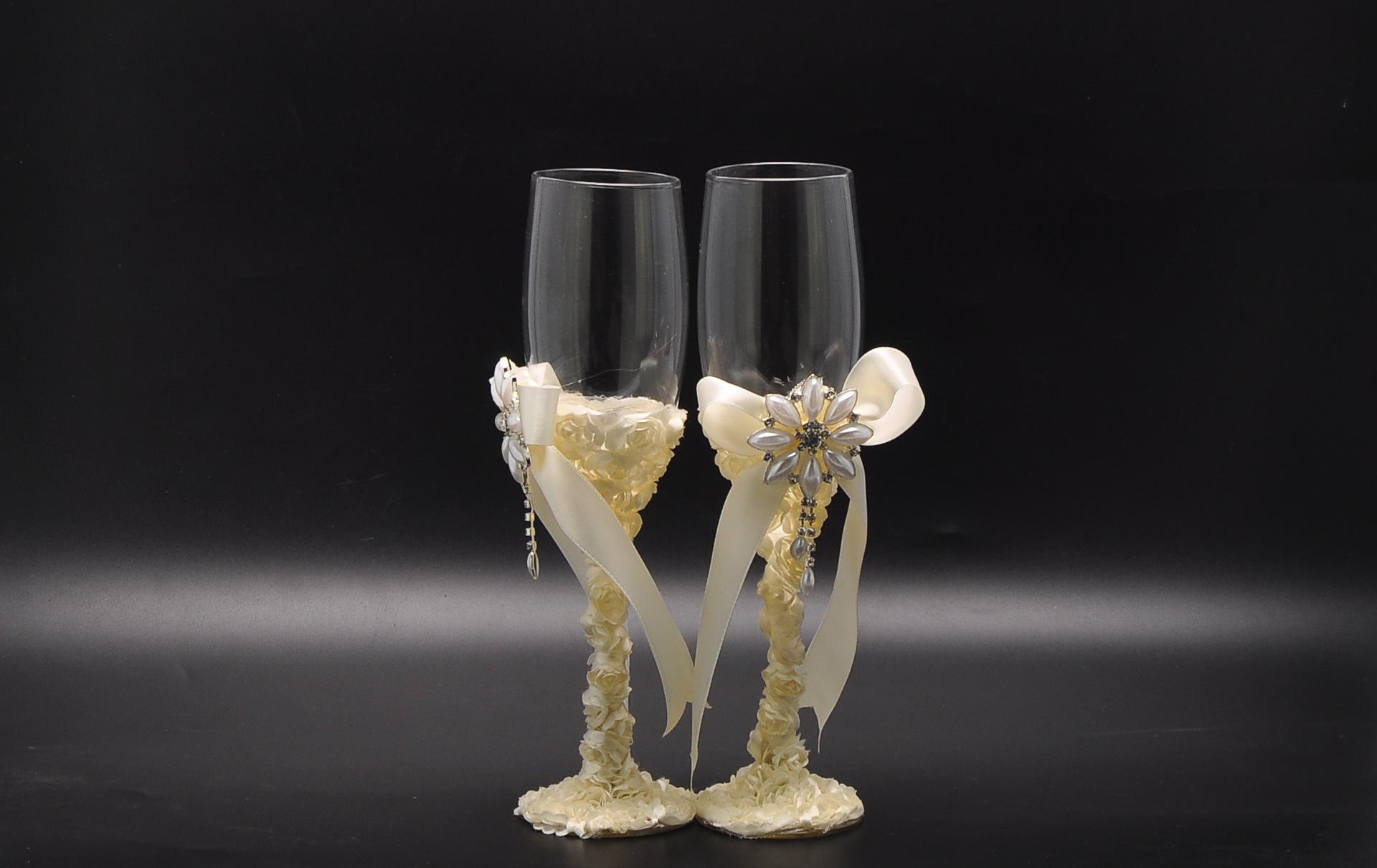 外贸精品高档婚礼婚庆酒杯高脚杯 速卖通热款婚庆香槟杯红酒套装