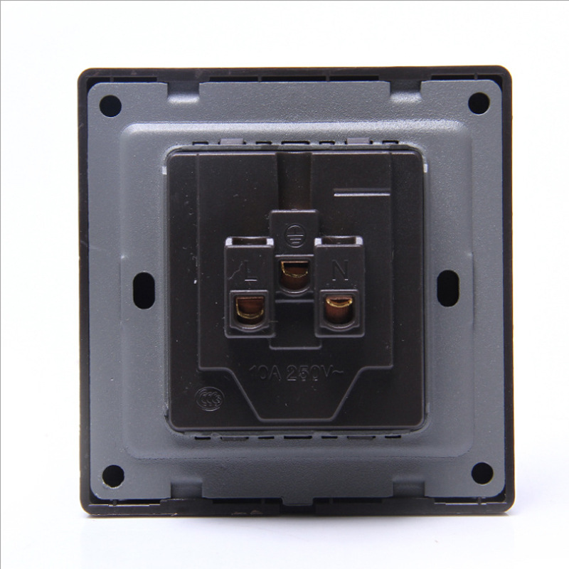 开关插座_铝拉丝开关插座 86型暗装五孔墙壁加盟代理批发 - 阿里巴巴