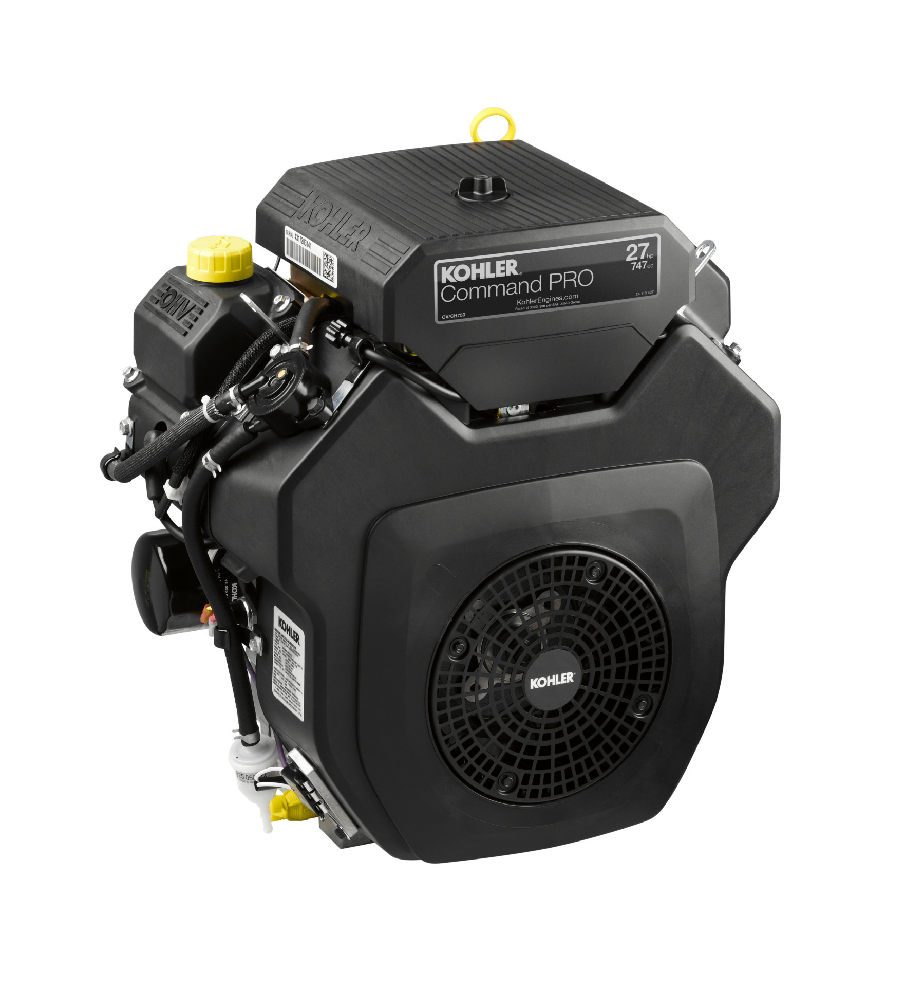 供应25马力科勒kohler双缸风冷汽油发动机ch730