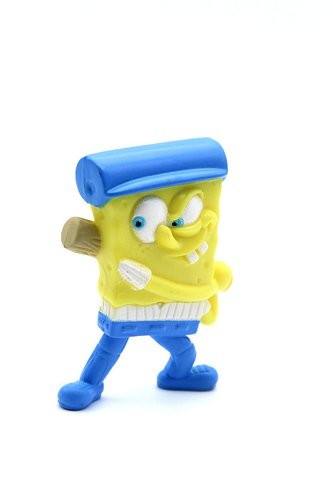 【满300包邮】正版麦当劳玩具q版海绵宝宝viacom公仔人偶模型玩具