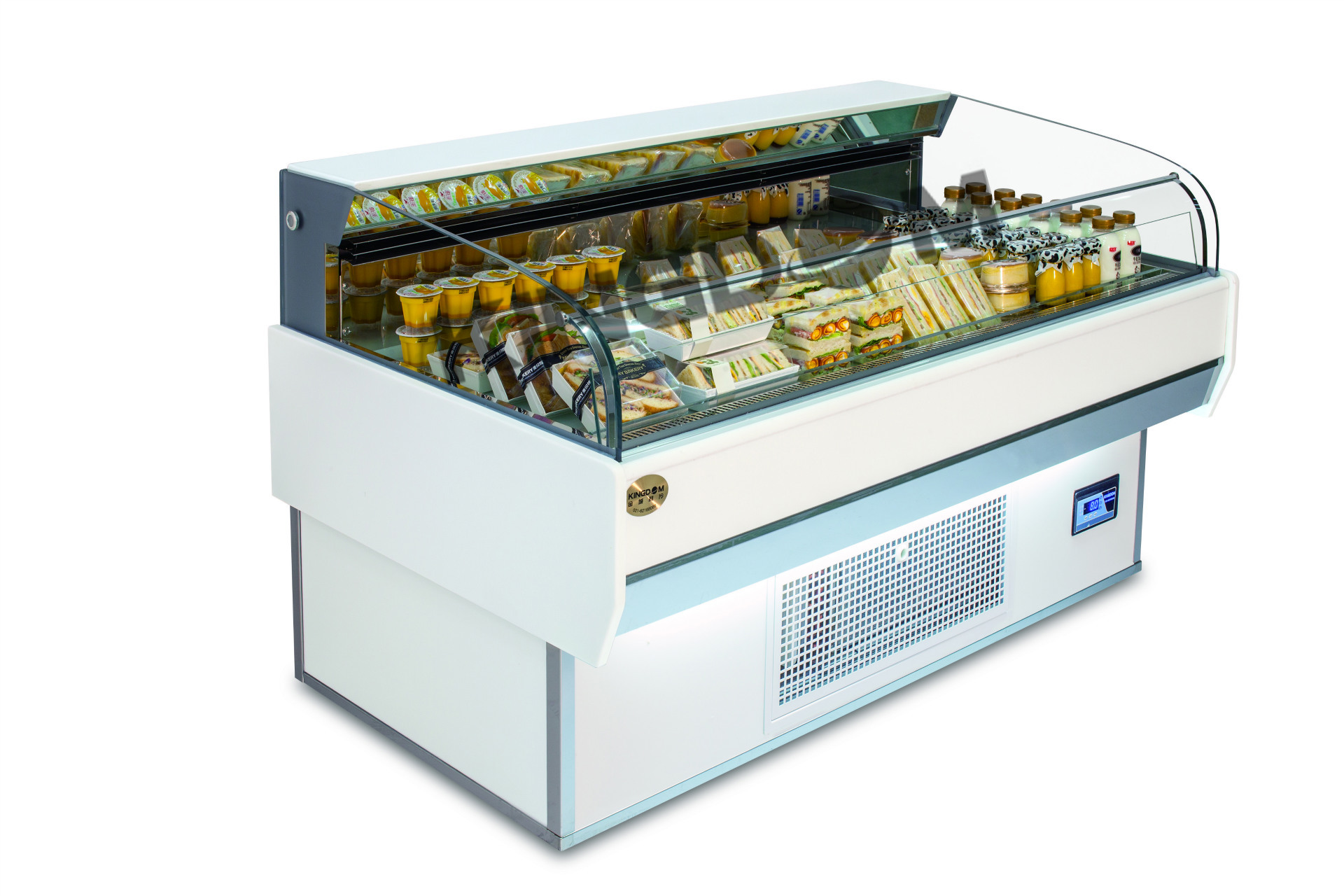 金城制冷 单面开放柜f 开放式冷藏展示柜 三明治柜 中岛柜