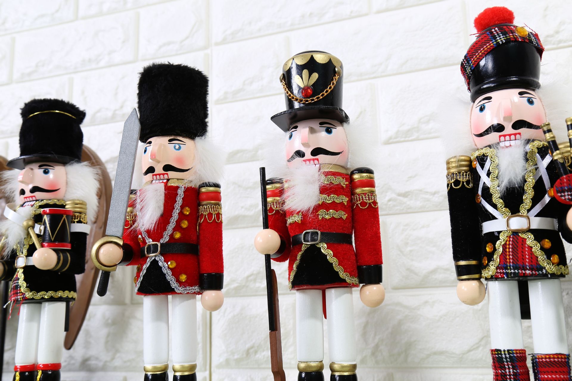 胡桃夹子木偶兵英伦风士兵小锡兵30cm 甜品店桌面装饰摆件送闺蜜