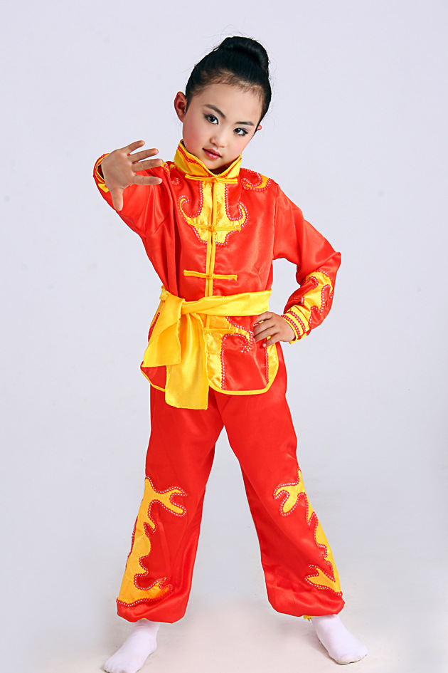 六一儿童节演出服装男女童武术表演舞蹈表演