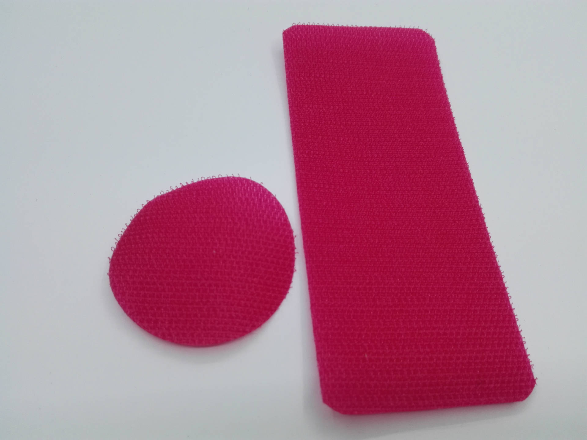 厂家专业供应 粉红圆形魔术贴 不规则魔术贴