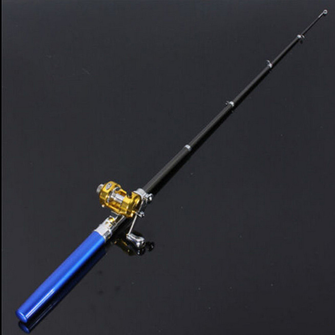 厂家正品 钢笔袖珍钓鱼杆 迷你鱼竿 便携钢笔竿 钢笔式鱼竿 鱼杆