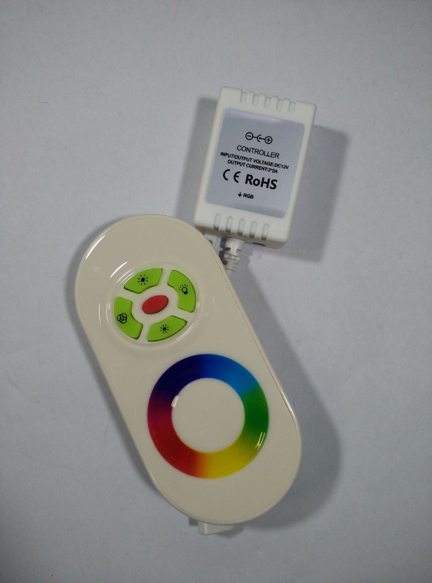 厂家直销led七彩灯条rgb灯带灯具控制器无线射频5键半触摸控制器