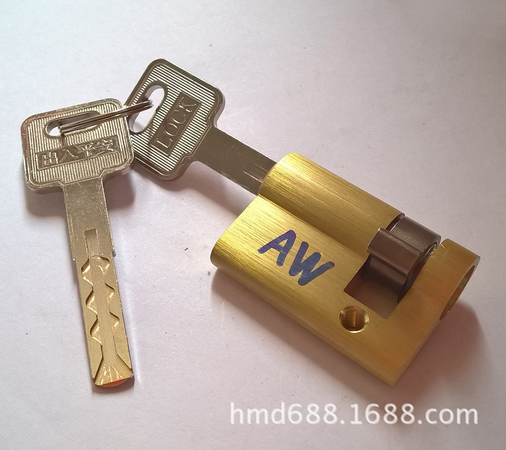 超b级智能电子锁锁芯 双面叶片锁芯 通用lock叶片匙