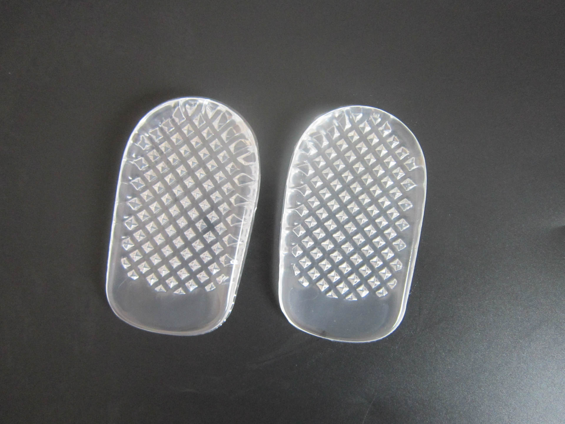 新款3d硅胶加厚后跟垫 女男士半码骨刺痛足跟垫 后跟痛