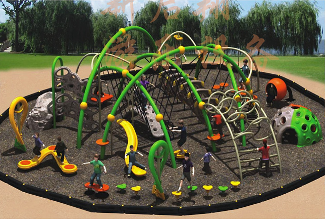 户外儿童游乐攀爬设备幼儿园游乐休闲攀登架拓展体能训练设备