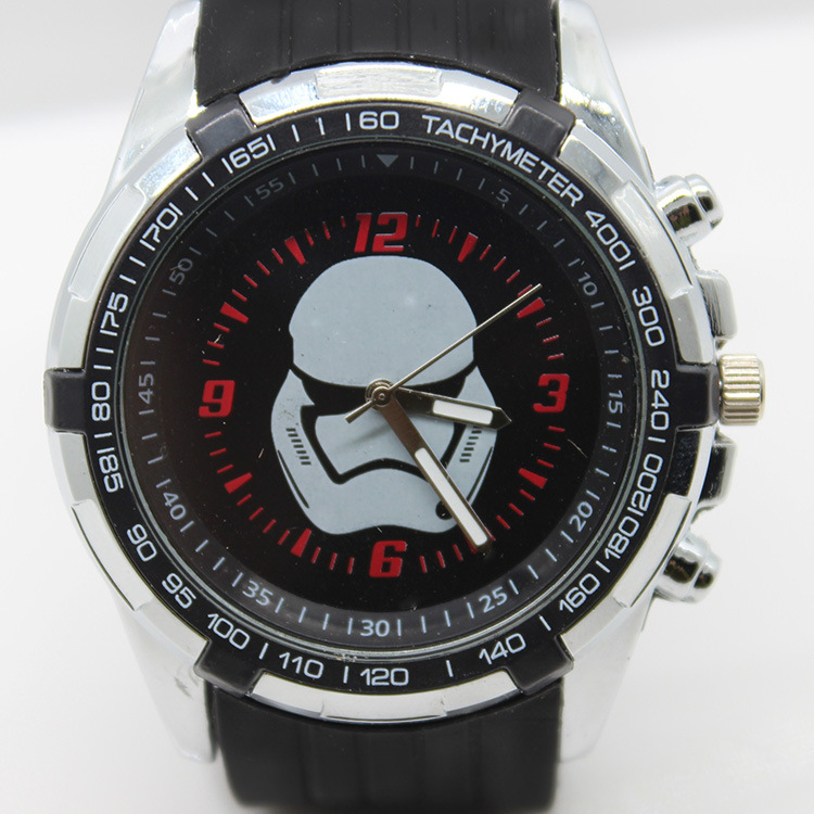 爆款推荐star wars 星球大战7 原力觉醒 白武士 精美流行休闲手表