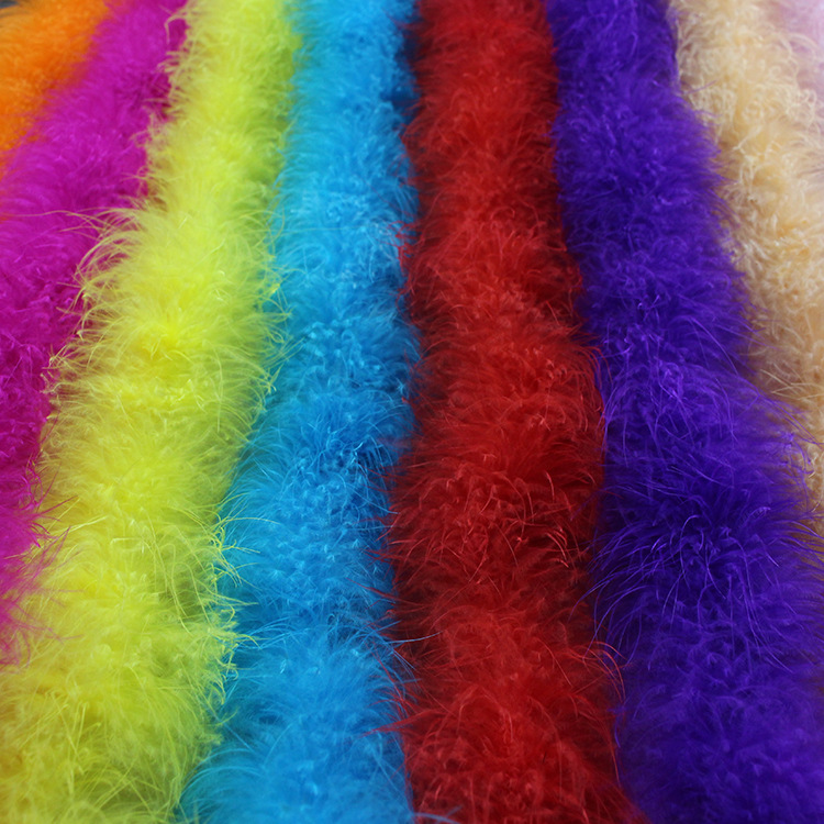 11 Color Diy2 M Long Encryption Turkey Full Velvet Feather Wool Tops Wedding Celebration Decoration Stage Fur Clothing Accessories