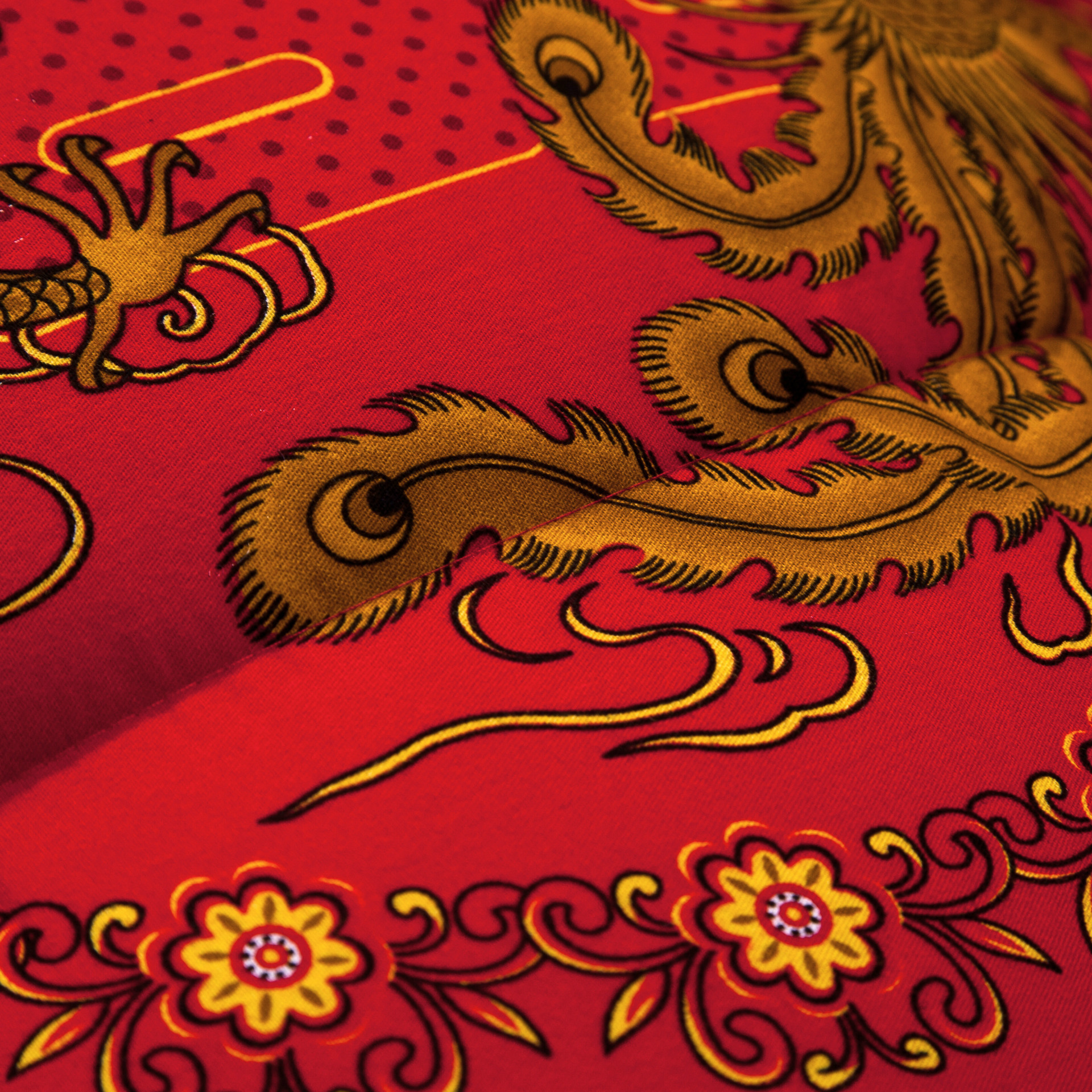 梦原家纺 特价婚庆百子被加厚化纤被子 拿样加工定制 全棉被子冬