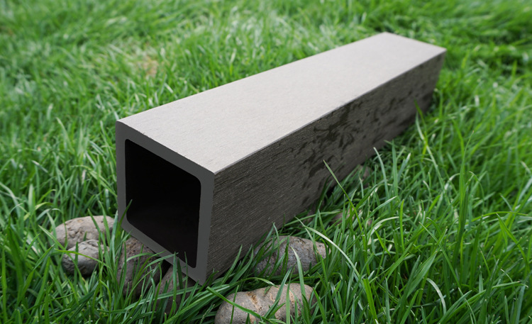 绿虎木 60*60pe木塑/塑木方管 配件材料 花箱护栏 .