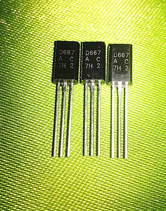 全新小功率三极管d667 to-92l