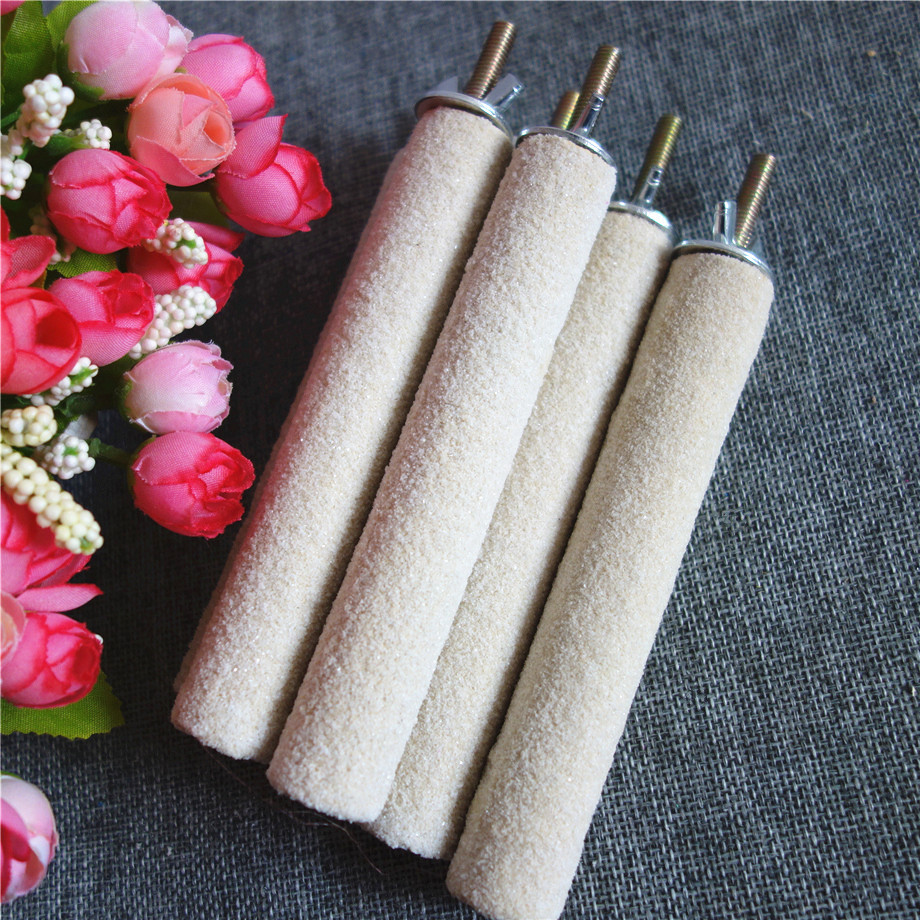 白色磨爪棒 鹦鹉磨嘴棒 鸟用品 鹦鹉磨牙棒站杠磨砂站杠