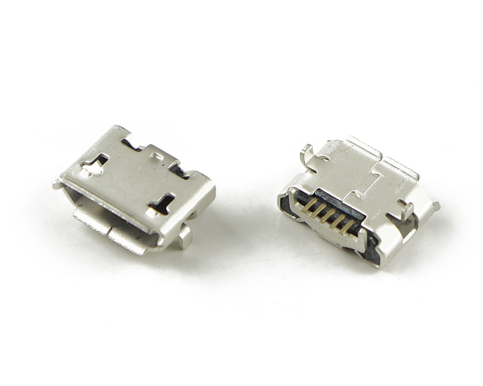 厂家热销 micro usb b type 牛角母座 7.2x4.8 手机microusb母座