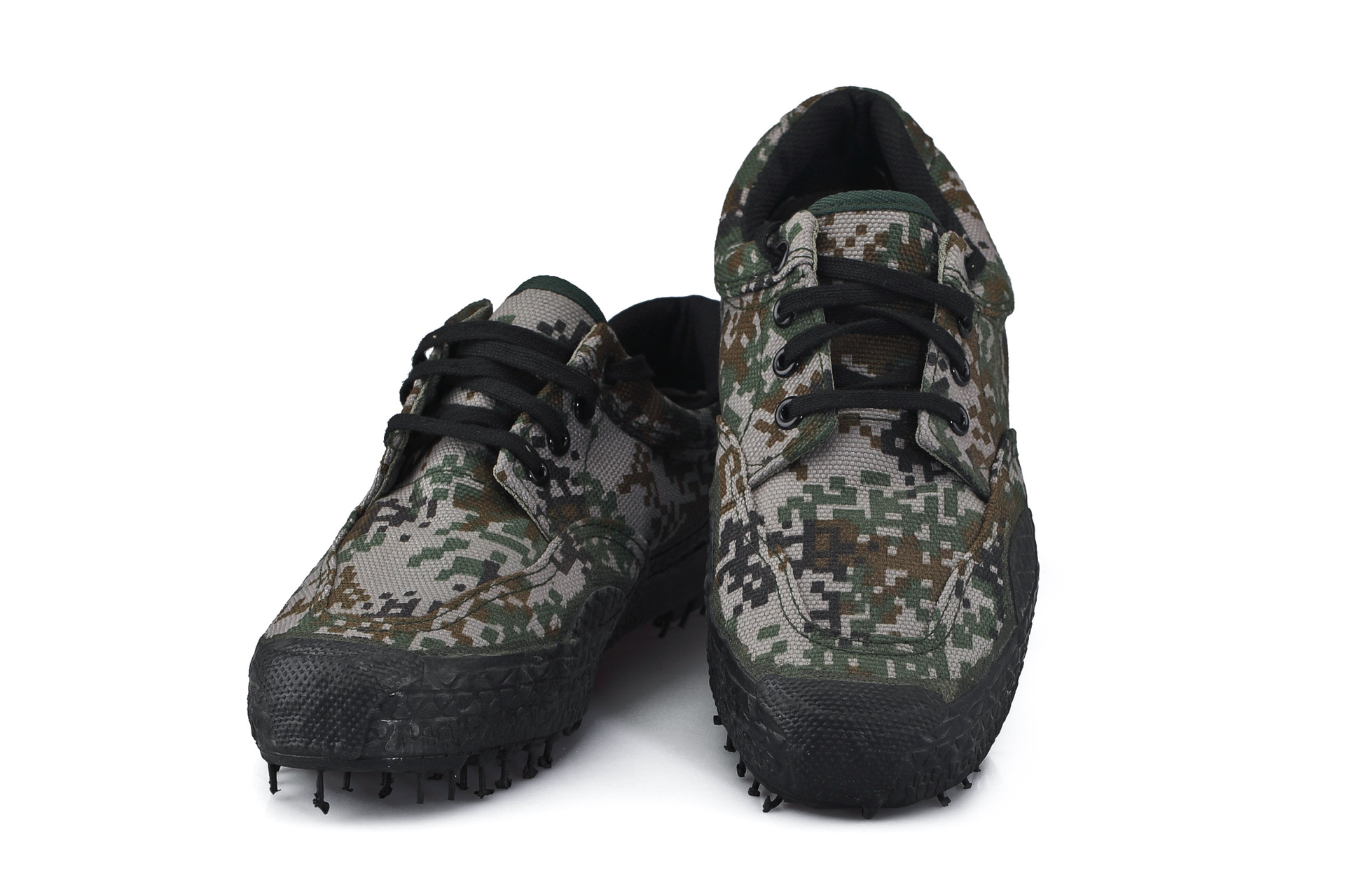 正品07数码99作训鞋解放迷彩学生军训耐磨迷彩鞋作训鞋迷彩胶鞋