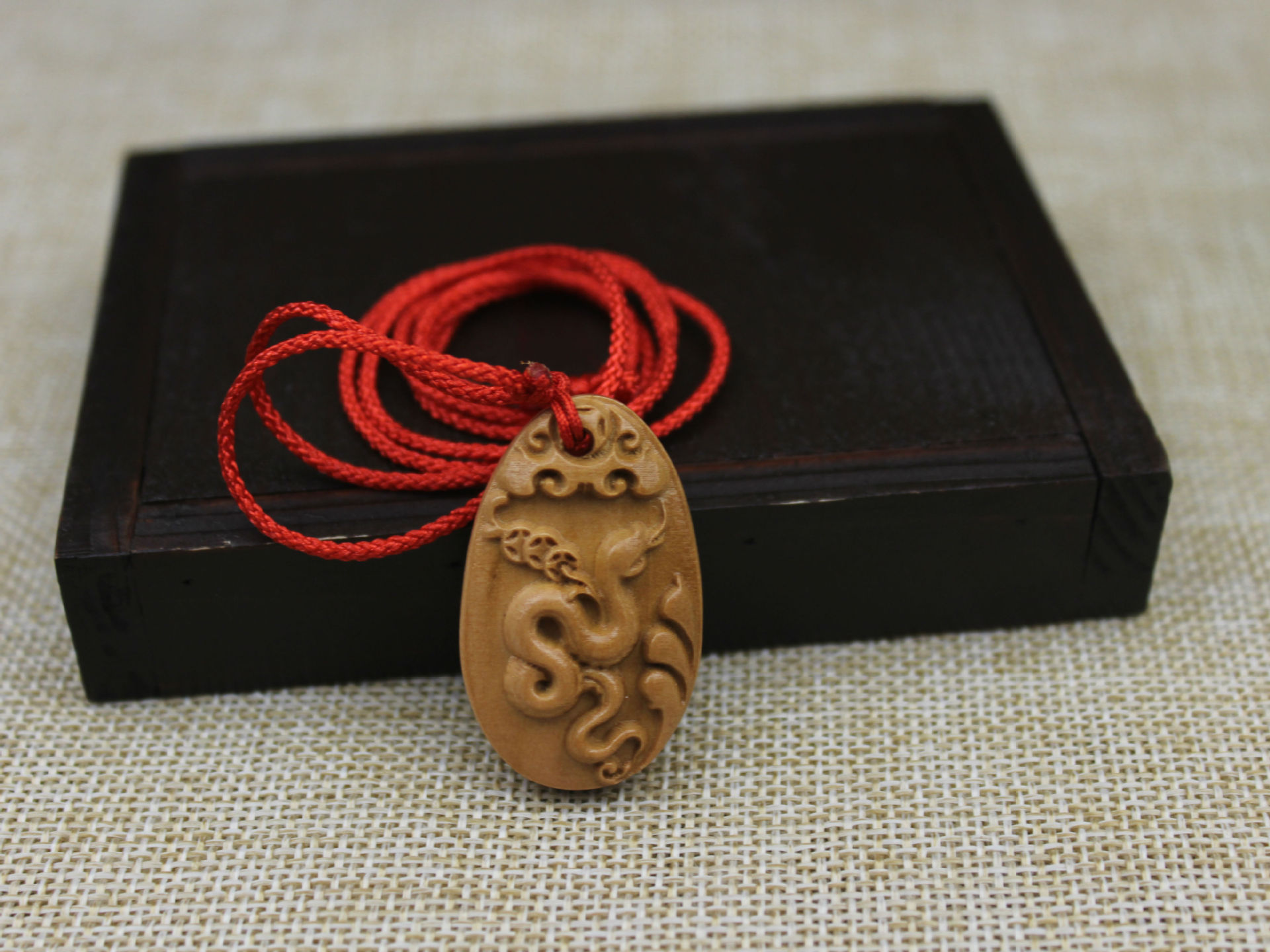 桃木雕刻吊坠 十二生肖属相蛇吊坠淘工厂热销支持混批wysxdz06