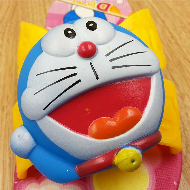 叮当猫卡通儿童凉鞋 男女童鞋 宝宝家居鞋小孩防滑浴室内拖鞋浴鞋