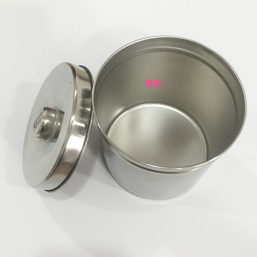 防碘伏不锈钢罐纱布消毒缸 敷料油膏罐带提手纱布缸