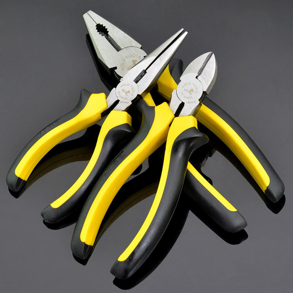 碳钢六方口剪钳 钢丝钳 老虎钳子 手动工具 钳子