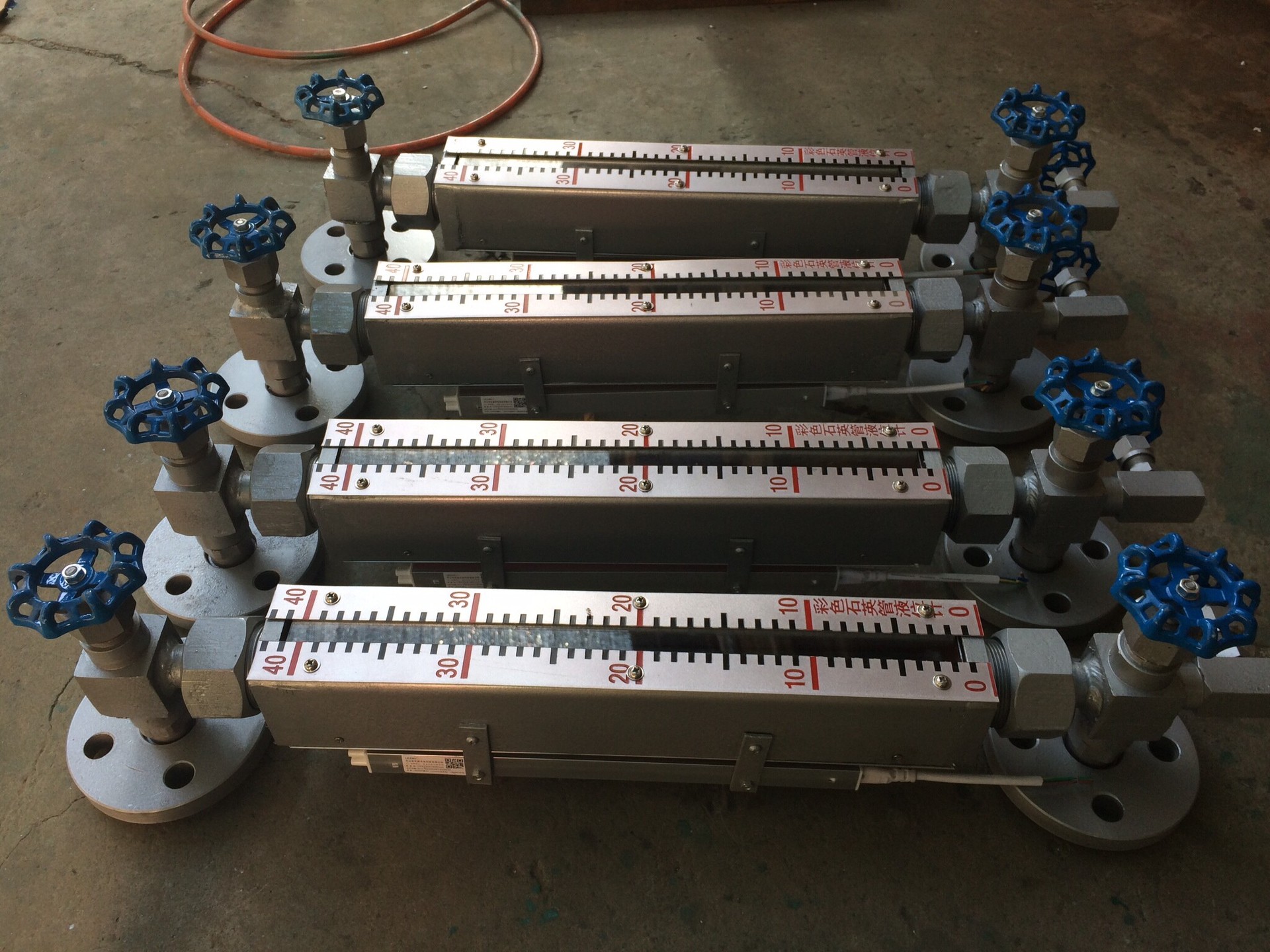 翔鼎特b49h系列led光源彩色石英管液位计不锈钢316双色液位计定制