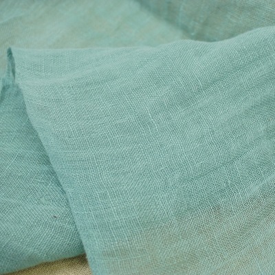 现货 纯色平纹麻网布 纯苎麻服装面料 女装布料 麻布