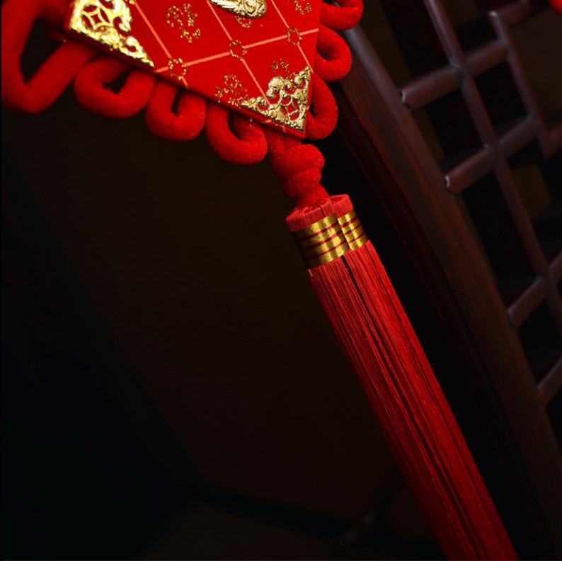 中国结装饰挂件2021牛年对联新年装饰用品春节过年客厅室内布置