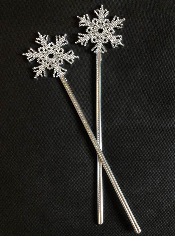 现货热销 儿童雪花魔法棒 圣诞节魔法棒 冰雪奇缘魔法棒