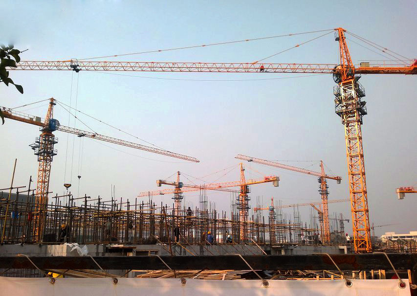 山东鸿达40塔机 qtz40塔吊 塔机 塔式起重机 4吨塔机