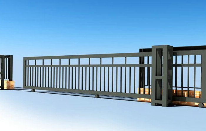 加工定制 电动平移门 电子感应平移门 厂房电动平移大门