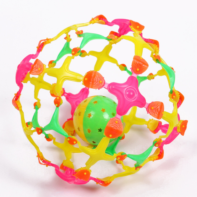 儿童玩具散花球收缩伸缩魔术变大变小 益智玩具夜市地摊