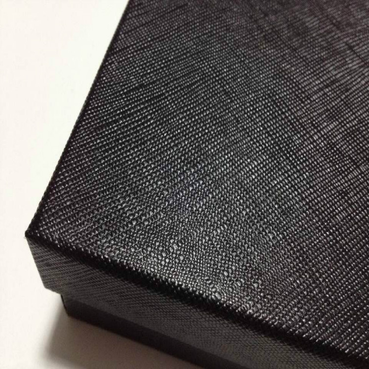 广州礼品包装盒厂家 供应天地盖黑色长款纸盒 飘格特种纸钱包盒