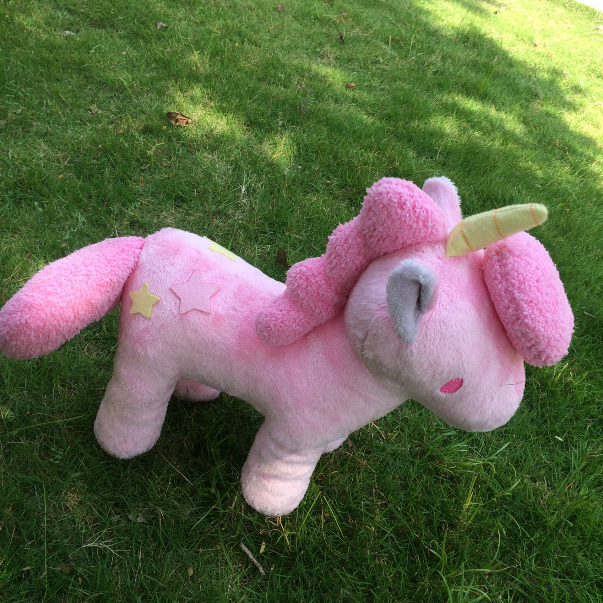 厂家定制 毛绒玩具 可爱超萌粉红色马儿新品隆重登场